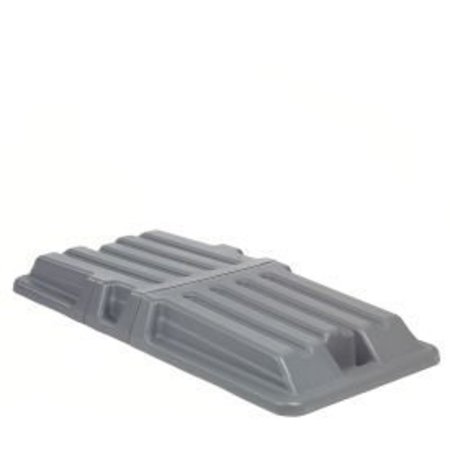 GLOBAL EQUIPMENT Global Industrial„¢ Lid for 1 Cu. Yd. Plastic Recycling Tilt Truck, Gray 241969
